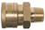 Midland Metal 86031 Quick Disconnect Straight Through Coupler, 3/8 in, MPT