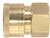 Midland Metal 86036 Quick Disconnect Straight Through Coupler, 3/8 in, FPT