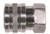 Midland Metal 86036SS Quick Disconnect Straight Through Coupler, 3/8 in, FPT