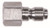 Midland Metal 86045SS Quick Disconnect Straight Through Plug, 1/4 in, FPT