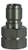 Midland Metal 86047 Straight Through Quick Disconnect Plug, 1/2 in FPT, Steel