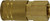 Midland Metal 28540 Industrial Interchange Coupler, 1/4 in FIP, Brass