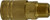 Midland Metal 28553 Industrial Interchange Coupler, 3/8 in MIP, Brass