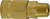 Midland Metal 28593 Aro Interchange Coupler, 1/4 in MIP, Brass