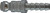 Midland Metal 28518 Parker Tru Plug, 1/4 in Hose Barbed, Steel