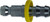Midland Metal 28521 Parker Tru Plug, 1/4 in Push-On Hose Barbed, Steel