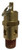 Midland Metal 87001 Safety Valve, 1/4 in Nominal, MPT, 70 cfm, 70 psi Pressure, Brass Body