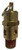 Midland Metal 87002 Safety Valve, 1/4 in Nominal, MPT, 120 cfm, 125 psi Pressure, Brass Body