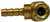 Midland Metal 46607 Live Air Ball Foot Chuck, 1/4 in, Hose Barbed