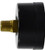 Midland Metal 80304 Pneumatic Pressure Gauge, 2 in Dial, 0 to 100 psi Measuring Range, 1/4 in Connection