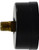 Midland Metal 80334 Pneumatic Pressure Gauge, 2-1/2 in Dial, 0 to 100 psi Measuring Range, 1/4 in Connection