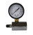 Midland Metal GT60 Gas Test Gauge, 0 to 60 psi Measuring Range, 3/4 in Connection, 0 to 60 psi Pressure