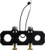 HOSE HOLDER HEX CABLE TIE 3 HOLE HEX HEAD W CABLIE TIE - 39413