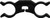Midland Metal 39414 2-Hose Separator, 3/8 in, Plastic