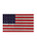PLASTIC RED REFLECTOR AMERICAN FLAG 3.75 X 6.5 - 95628