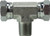 Midland Metal 160122 Swivel Tee, 1/8 in FNPSM x 1/8 in FNPSM x 1/8 in Male Pipe, Steel