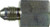 Midland Metal 240542 Straight Connector, 1/8 in 37 deg JIC Male Flared x 1/4 in FNPT, Steel