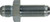 Midland Metal 27008 Bulkhead Union, 1/2 in Male 37 deg JIC Flared x 1/2 in Male 37 deg JIC Flared, Steel