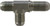 Midland Metal 270410 Bulkhead Run Tee, 7/8 in 37 deg JIC Flared x 7/8 in 37 deg JIC Flared x 7/8 in, Steel