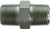 Midland Metal 54041612 Hex Nipple, 1 in MPT x 3/4 in MPT, Steel