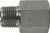 Midland Metal 540524 Expanding Pipe Adapter, 1/8 in MPT x 1/4 in FPT, Steel