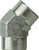Midland Metal 55054 45 deg Elbow, 1/4 in Female Pipe x 1/4 in Female Pipe, Steel