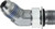 Midland Metal 6802NWO16 45 deg Elbow, 1 in MJIC x 1 in Male ORB, Steel