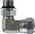 Midland Metal 6809NWO66 90 deg Elbow, 3/8 in Male ORB x 3/8 in Female JIC, Steel