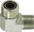 Midland Metal FS250164 90 deg Elbow, 3/8 in Male ORFS x 1/4 in MNPT, Steel