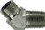 Midland Metal FS25031212 45 deg Elbow, 1-3/16 in Male ORFS x 3/4 in MNPT, Steel
