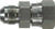 Midland Metal FS650444 Swivel Adapter, 1/4 in Male JIC 37 deg Flared x 1/4 in Female ORFS, Steel