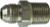 Midland Metal 700064 Adapter, 3/8 in MJIC x 1/4 in Male BSPT, Steel