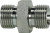 Midland Metal 742066 Hex Nipple, 3/8 in Male BSPP x 3/8 in Male BSPP, Steel