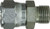 Midland Metal 702264 Adapter, 3/8 in Female JIC x 1/4 in Male BSPP Swivel, Steel