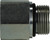 Midland Metal 704244 Straight Adapter, 1/4 in FNPT x 1/4 in Male BSPP, Steel
