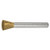 Alfa Tools B71279DTN SN-6 Carbide Burr Inverted Cone Double Cut Tin Coated