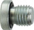 Midland Metal 8555H10 Hollow Hex Head Plug, M10 x 1 MPT, Steel