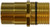 Midland Metal 61050 Wingnut Nipple, 1/2 in FNPT, Brass