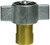 Midland Metal 61152 Quick Disconnect Wingnut Coupler, 3/4 in FNPT x 3/4 in FNPT, Brass