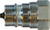 Midland Metal AG Series NV14M Quick Disconnect Plug, 1/4 in FNPT, Steel