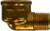Midland Metal 28259 90 deg Barstock Reducing Street Elbow, 1/8 in FNPTF x 1/16 in MNPTF, Brass