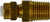 Midland Metal Poly-Flo 20278 Adapter, 3/8 in Tube OD x 3/8 in MNPTF, Brass