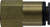 Midland Metal 665302C Adapter, 1/8 in FPT x 5/32 in Tube OD, Composite