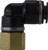 Midland Metal 705302C 90 deg Elbow, 5/32 in Push-In Tube x 1/8 in FNPT, Composite