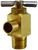 Midland Metal 46089 Bibb Needle Valve, 3/8 x 1/4 in Nominal, Compression x MPT, 150 psi Pressure