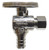Midland Metal 746438 90 deg Angle Supply Stop, 1/2 x 3/8 in Nominal, PEX x Compression, Brass Body