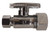 Midland Metal 746537 Straight Supply Stop, 1/2 x 1/4 in Nominal, PEX x Compression, Brass Body