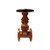 Midland Metal 9610NYCF10 Resilient Seated Gate Valve, 10 in Nominal, Flanged x Flanged, 300 psi Pressure