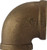 Midland Metal 44120 90 deg Reducing Elbow, 1/4 in FPT x 1/8 in FPT, Bronze