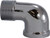 Midland Metal 45200 45 deg Street Elbow, 1/8 in FPT x 1/8 in MPT, Bronze, Chrome-Plated